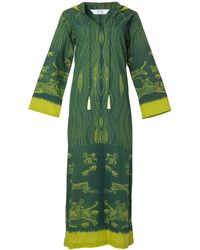 Tiger and the Monkey - The Veronica Organic Handloomed Cotton Kaftan Dress - Lyst