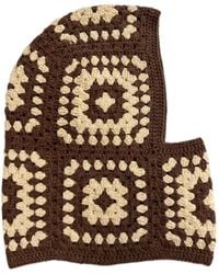 Ana Chic - Chocolate Granny Square Handmade Crochet Balaclava - Lyst