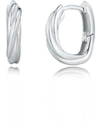 Didier Dubot - Sélection. D Twisted Hoop Earring - Lyst