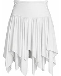 Conquista - Flowing Handkerchief-Hem Mini Skirt - Lyst