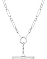 Dinny Hall - Mother Of Pearl T-Bar Necklace - Lyst
