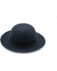 DORIA 1905 - Dark Melange Lapin Felt Rolling Hat - Lyst