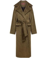 Mandragora - Corduroy Oversized Coat Area - Lyst