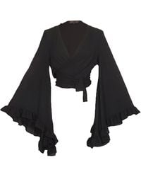 Jennafer Grace - Boogie Muse Wrap Top - Lyst