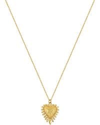 Zoe & Morgan - Heart Rays Necklace - Lyst