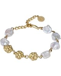 Zeworks - Karr Pearl Bracelet - Lyst