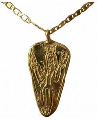 Silver & Elegant Co. - Astarte Goddess Thick Plated Bronze Necklace - Lyst