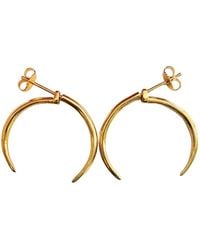 Aki Roc Jewelry - Front-Back One Inch Hoop Earrings - Lyst