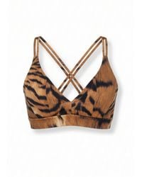 Befitnesslou - Top Ambar Tiger Animal Print - Lyst