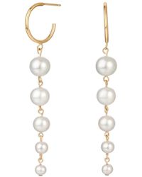 Katy Faye - Catherine Pearl Earrings - Lyst