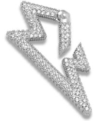 Jaredjamin - Lightning Bolt Pavé Clicker Clasp - Lyst