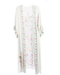 Saachi - Flowy Paisley Kimono Long - Lyst