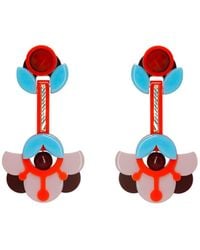 Gissa Bicalho - Handmade Acrylic Earring Petunia - Lyst