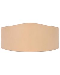 Haute Cuir - Neutrals Nude Crown Leather Corset Belt - Lyst