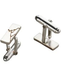 Posh Totty Designs - Sterling Kintsugi Cufflinks - Lyst