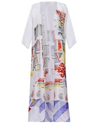 DHARA SHETH DUBAI - Abode Artistic Bookshelf Kimono Dress - Lyst