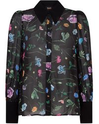 Rose & Nancy - Flora Print Shirt - Lyst