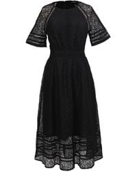 Smart and Joy - All-Lace Flared Dress And Trims - Lyst