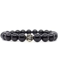 Shar Oke - Spinel & Sterling Om Bracelet - Lyst
