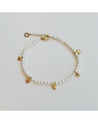 Cier - Ocean Shell Pearl Bracelet - Lyst