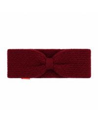 Pink Maharani - Knitted Bow Headband – Burgundy - Lyst