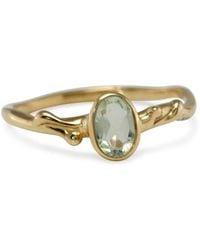 Isla Silver - Dainty Amethyst Ring - Lyst