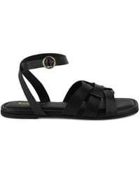 Rag & Co - Ashton Flat Ankle Strap Sandals By Rag & Co - Lyst