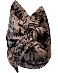 Romer Millinery - Twisturban Turban & Abstract Print Fluted Edge - Lyst
