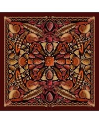 Emily Carter - Neutrals The Feather Baroque Wool Scarf - Lyst