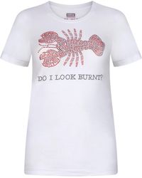 Marusiya London - Rhinestone Lobster T-Shirt - Lyst