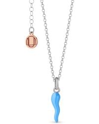 Unaloe - And Sky Enamel Cornicello Necklace – Italian Handmade Good Luck Charm - Lyst
