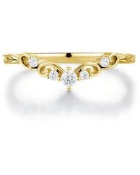 Azura Jewelry New York - Crest Band Vermeil - Lyst