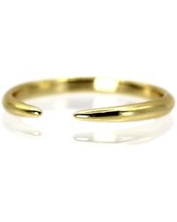 VicStoneNYC Fine Jewelry - Open Cuff Stacking Solid Ring By Handmade - Lyst