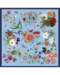Lazyjack Press - La Vie En Rose Italian Silk Scarf - Lyst