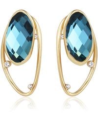Rare Matters Jewelry - Double Style Sparkles Glass Earrings - Lyst