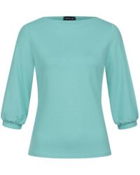 Marianna Déri - Mint Boat Neckline Top - Lyst