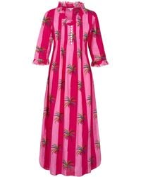 At Last - Cotton Annabel Maxi Dress - Lyst