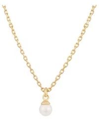 Nazzar - Mini Pearl Pendant Necklace - Lyst