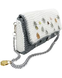 Hilo De Mar - Conxuro Hand Knitted Bag With Medals - Lyst