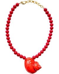 Smilla Brav - Shell Necklace Sienna - Lyst