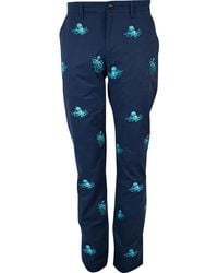 lords of harlech - Charles Octopus Embroidery Pants - Lyst