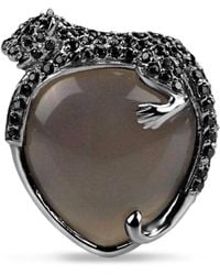 Bellus Domina - Agate Umbra Tiger Cocktail Ring - Lyst