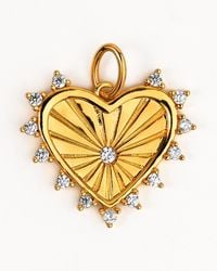 Zynnia Collective - Ray Of Sunshine Heart Charm - Lyst