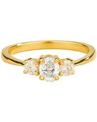 Juvetti - Boble Ring Set With Diamonds - Lyst