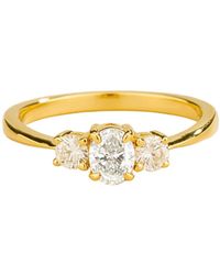 Juvetti - Boble Ring Set With Diamonds - Lyst
