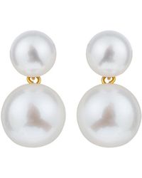 Ora Pearls - Duet Pearl Stud X Large - Lyst