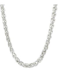 7879 - Braided Curb Chain Necklace - Lyst