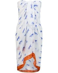DHARA SHETH DUBAI - Leopard Luxe Tube-Style Sarong - Lyst