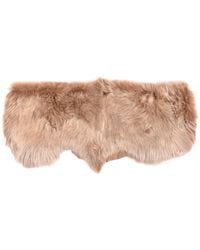 Owen Barry - Neutrals Sheepskin Wrap Caramel Sahara Tan Jenna By - Lyst