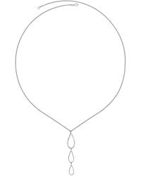 Lucy Quartermaine - Solid Sterling Tri Petal Long Pendant - Lyst